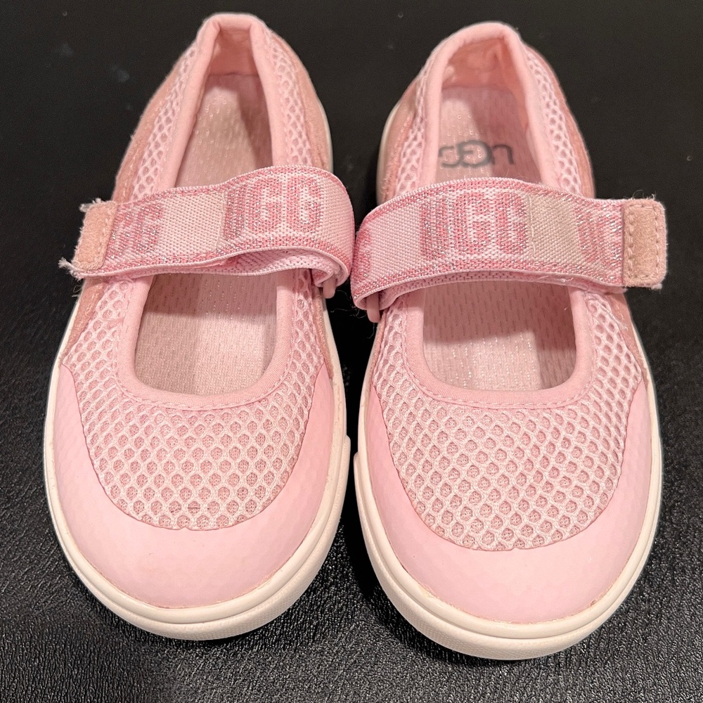 UGG Kids Rennon Skimmer Glitter Sz 8 US
